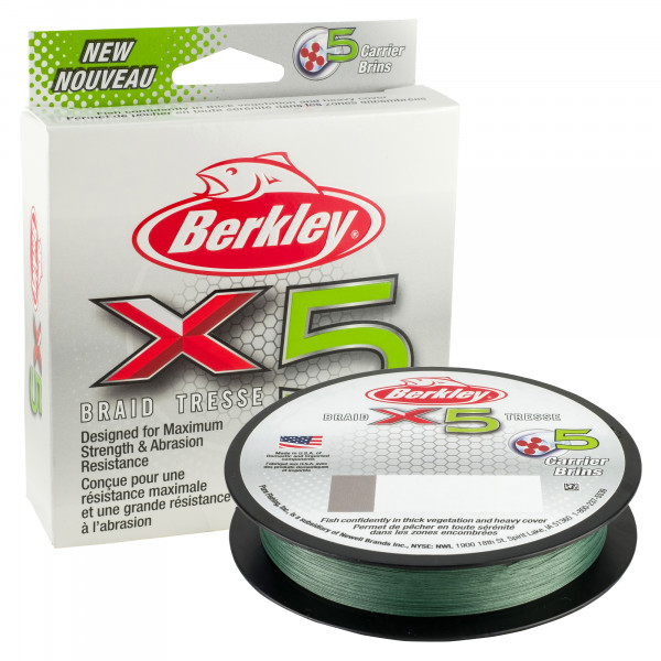 Berkley X5 Braid Line - 8 Lbs - Low-Vis Green #1486723 Berkley X5 Braid Line - 8 Lbs - Low-Vis Green #1486723