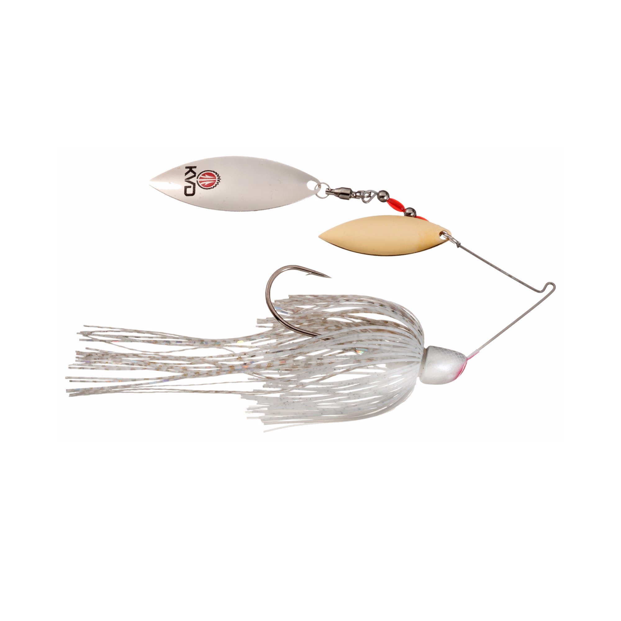 Strike King Finesse KVD Spinnerbait - Super White #FSB12WW-204GS Strike King Finesse KVD Spinnerbait - Super White #FSB12WW-204GS