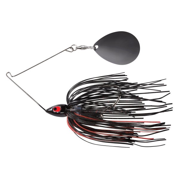 War Eagle Night Time Spinnerbait - 3-4 Oz Black Red #WE34PSBN38 War Eagle Night Time Spinnerbait - 3/4 Oz Black Red #WE34PSBN38
