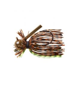 War Eagle Heavy Finesse Jig-Green Pumpkin Chartreuse-1/2 oz #WE12HFJ110