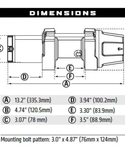 Warn VRX 2500LB Winch #101020