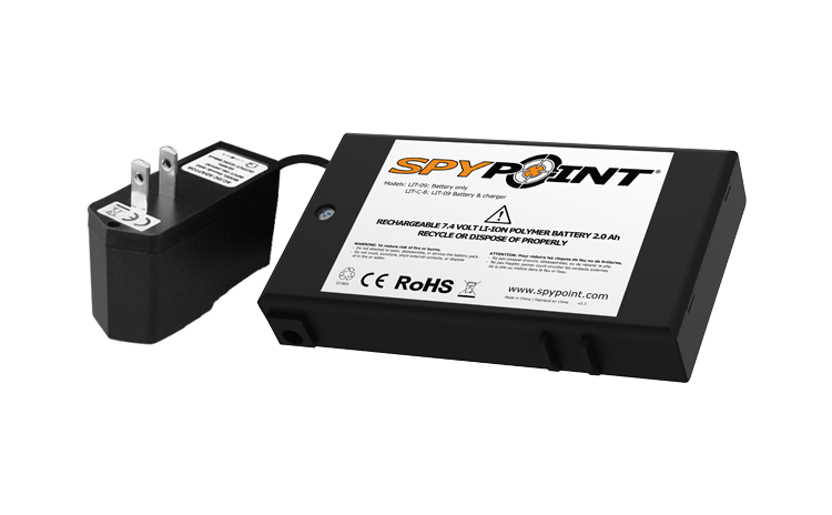 SpyPoint Lithium Battery Pack And Charger #LIT-C-8 SpyPoint Lithium Battery Pack And Charger #LIT-C-8