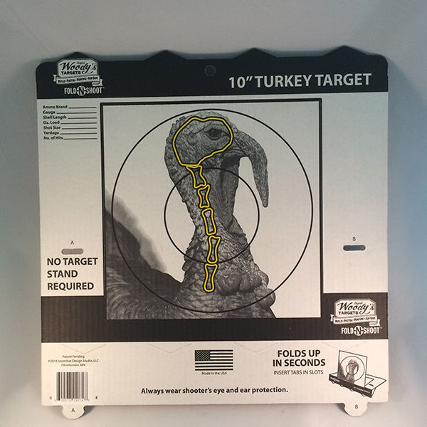 Woody's Fold-N-Shoot Turkey Ground Target #F72 Woody's Fold-N-Shoot Turkey Ground Target #F72