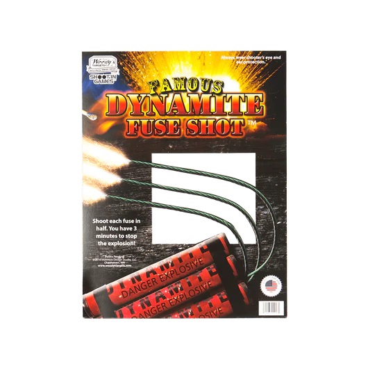 Woody's Famous Dynamite Fuse Shot Card Target #S13 Woody's Famous Dynamite Fuse Shot Card Target #S13