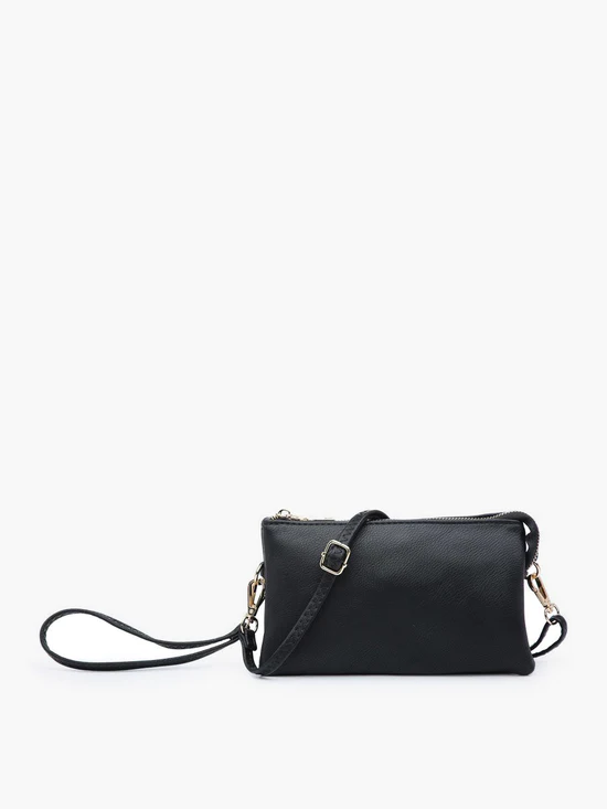 Jen & Co Riley Crossbody Black #M013-BK Jen & Co Riley Crossbody Black #M013-BK