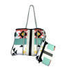 Girlie Girl Neoprene Tote Bag - Aztec Grey Stripe #NP-4500