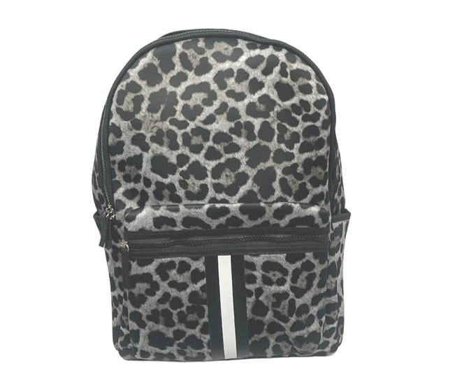 BLACK LEOPARD Girlie Girl Neoprene Backpack - Black Leopard #NP-5502BP