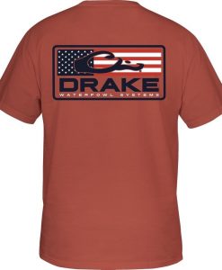 Drake Men's Patriotic Bar Short Sleeve T-Shirt #DT9280