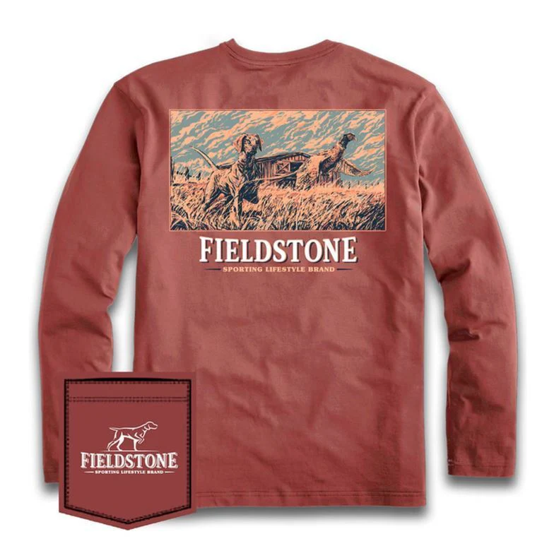 Fieldstone Adult Flush Long Sleeve T-Shirt #443LS Fieldstone Adult Flush Long Sleeve T-Shirt #443LS