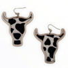 Girlie Girl Steer Earrings #TE-1794GDBW