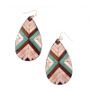 Girlie Girl Tear Drop Earrings #TE-1642GDBRTQ