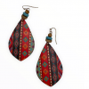 Girlie Girl Tear Drop Earrings #TE-1740GBMT
