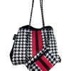 Girlie Girl Neoprene Tote Bag - Houndstooth #NP-4500