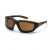 Pyramex Carhartt Carthage Anti Fog Safety Glasses - Bronze #CHB418DTP