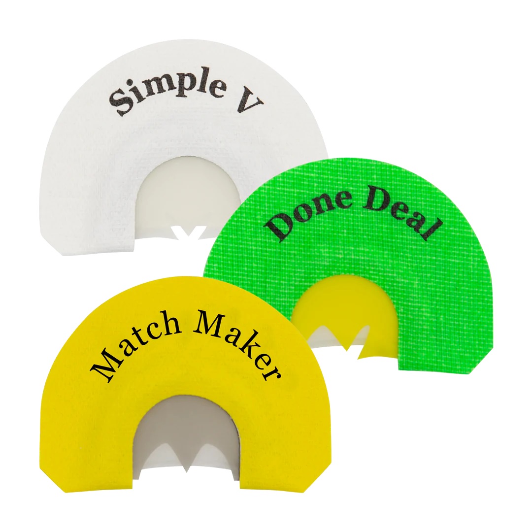 Rolling Thunder 3 PK Turkey Mouth Calls #TC333-SET Rolling Thunder 3 PK Turkey Mouth Calls #TC333-SET