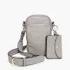 Jen & Co Parker Crossbody Grey Bag