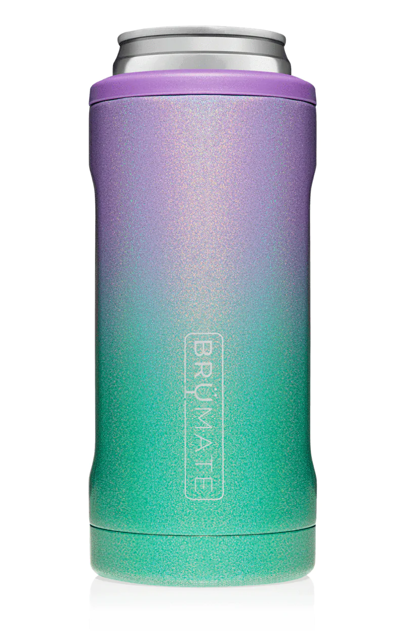 pur BruMate Hopsulator Slim 12oz. Can Cooler Glitter Mermaid #HS12GLTQO
