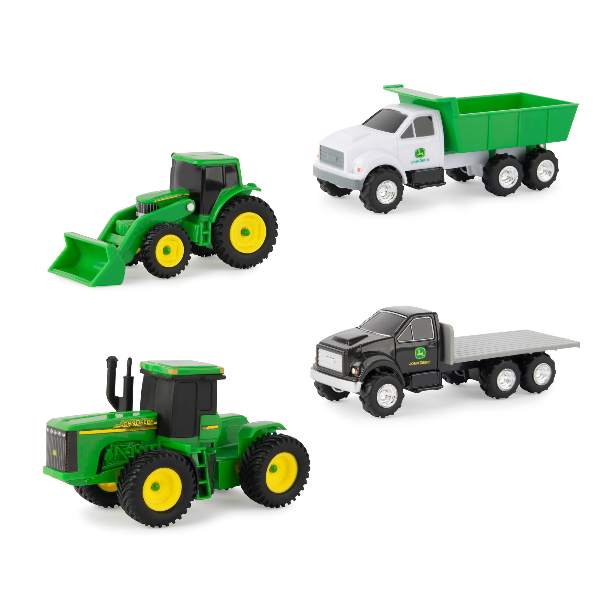 Tomy John Deere 1:64 Scale 4-Piece Toy Vehicle Set Tomy John Deere 1:64 Scale 4-Piece Toy Vehicle Set