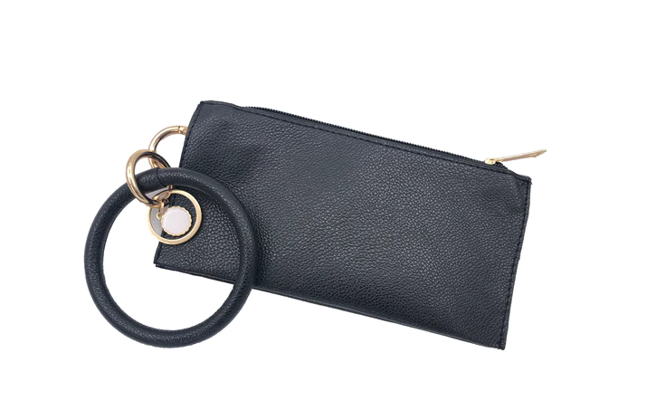 BLACK Girlie Girl Wristlet Clutch - Black #CL-8848