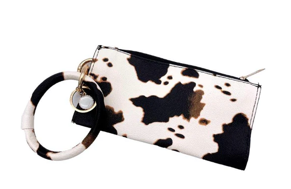 COW Girlie Girl Wristlet Clutch - Cow #CL-8848