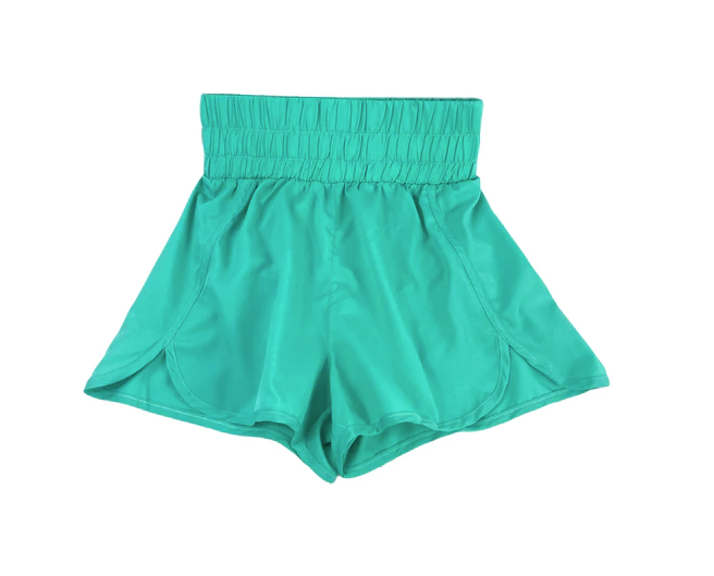 MINT Girlie Girl Women's Elastic Waist Shorts - Mint #SH-0524