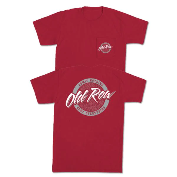 Old Row Tailgate Pocket Tee (Crimson) Old Row Tailgate Pocket Tee (Crimson)