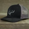 Hunt to Harvest Signature Hat Black & Steel