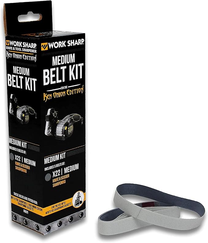 Work Sharp Sharpener Replacement Belt Kit Medium/X22 #WSSAK081119 Work Sharp Sharpener Replacement Belt Kit Medium/X22 #WSSAK081119