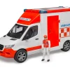 Bruder MB Sprinter Ambulance With Driver #BT02536