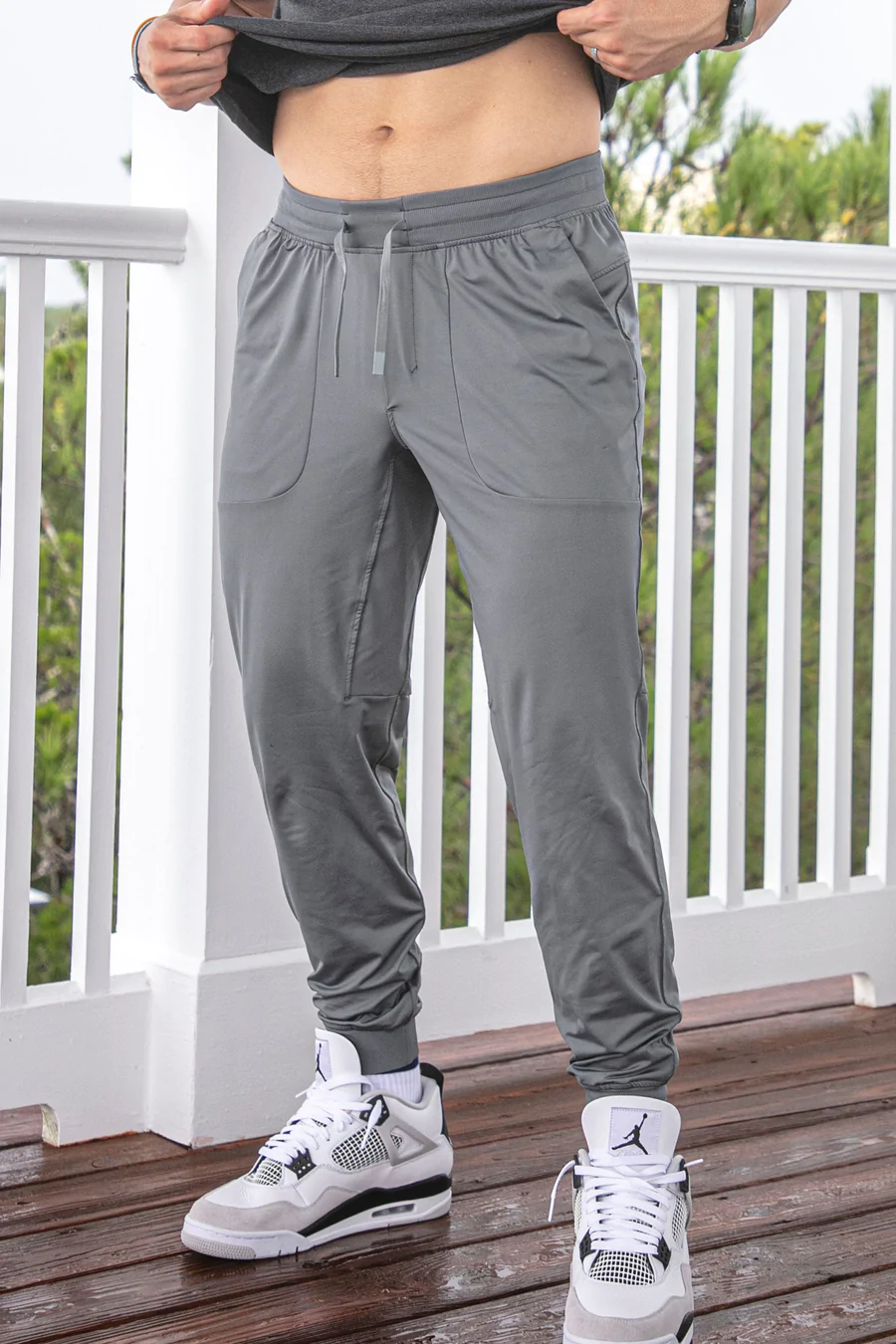 Burlebo Light Gray Performance Jogger Burlebo Light Gray Performance Jogger