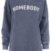 Royce Homebody Vintage Washed Poncho Fleece