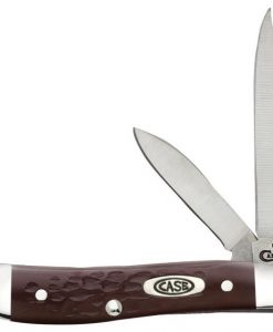 Case Knife Brown Synthetic Peanut #00046