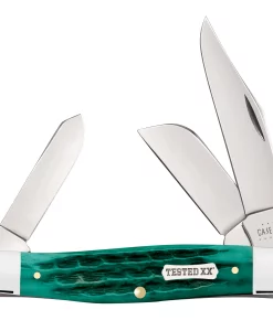 Case Knife Kinfolk Jig Jade Bone Large Stockman #48939