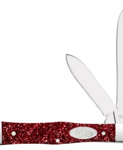 Case Knife Ruby Red Stardust Kirinite Small Swell Center Jack #C67002