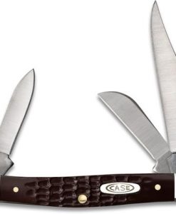 Case Knife Small Stockman Jigged Brown Synthetic #00081