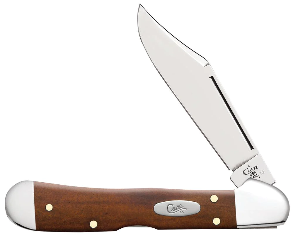 Case Knife Smooth Chestnut Bone Mini CopperLock #C28704 Case Knife Smooth Chestnut Bone Mini CopperLock #C28704