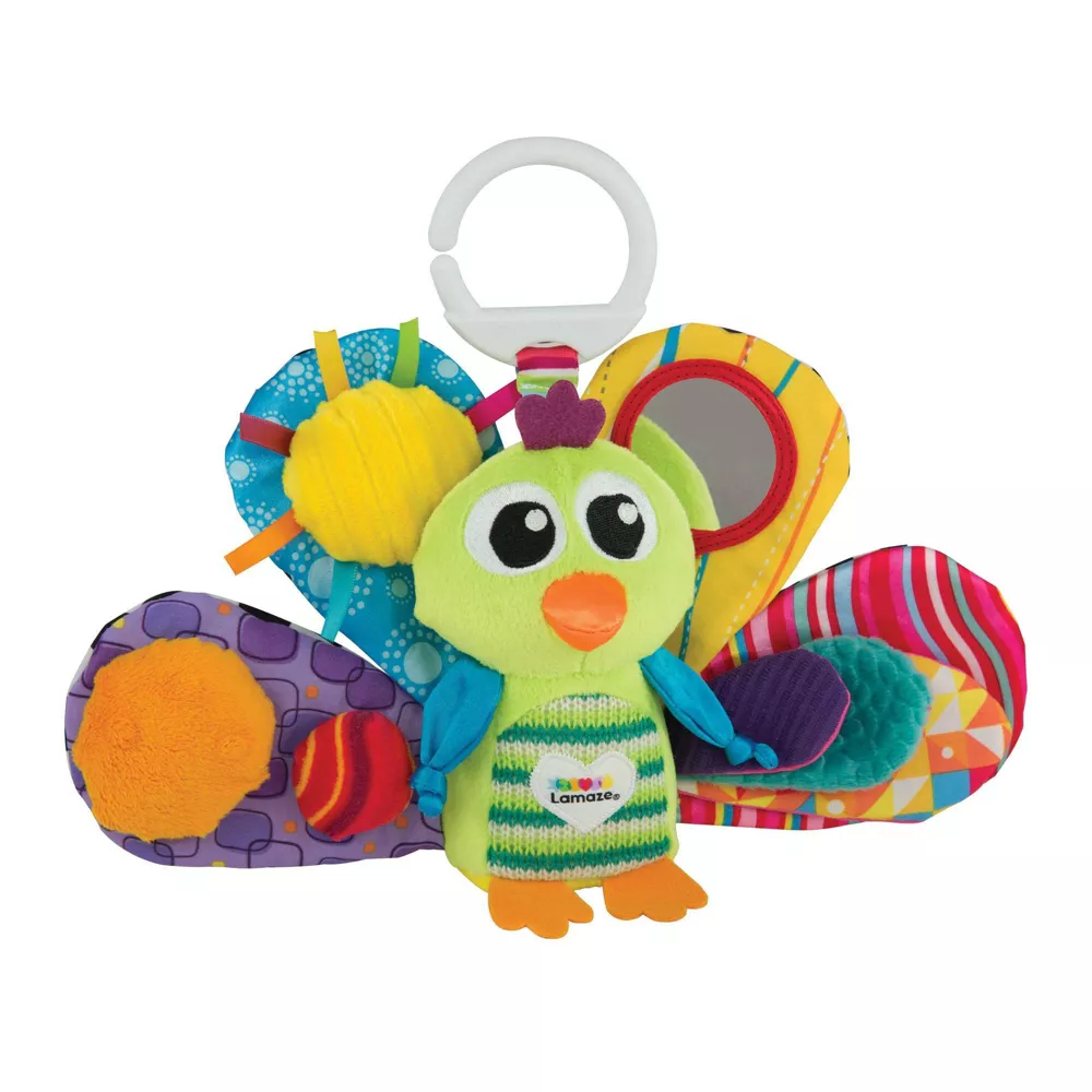 Ertl Lamaze Clip And Go Jacques the Peacock #LC27013A Ertl Lamaze Clip And Go Jacques the Peacock #LC27013A