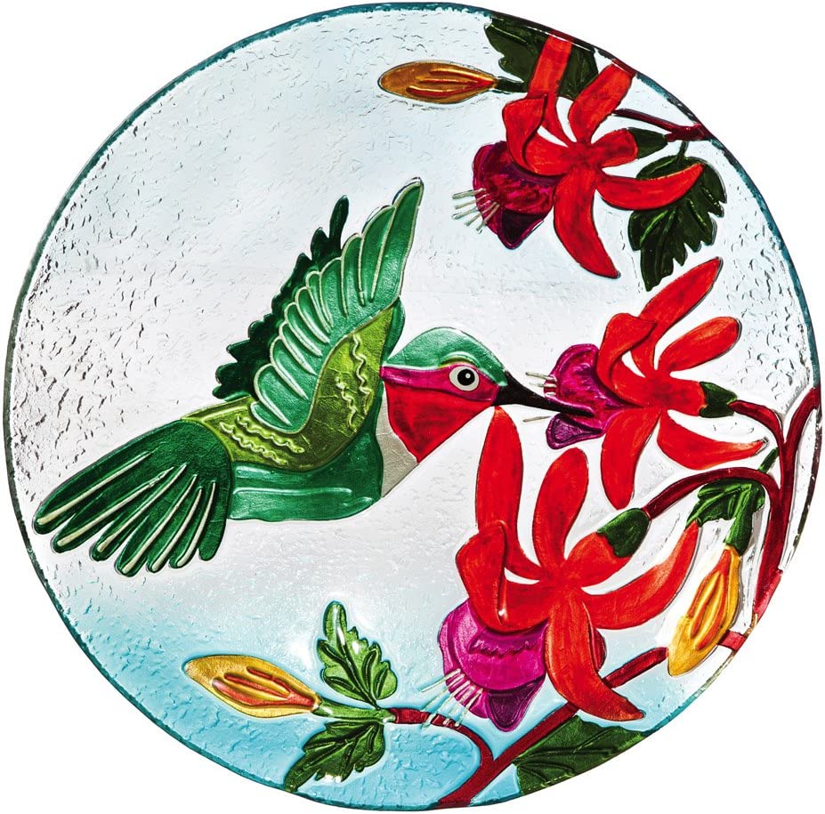 Evergreen Hummingbird Flutter Bird Bath #2GB7002 Evergreen Hummingbird Flutter Bird Bath #2GB7002