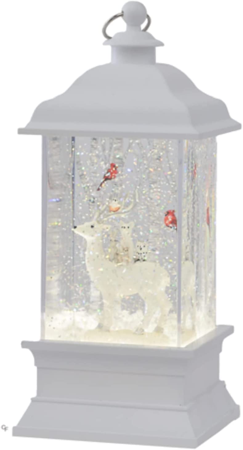Ganz LED Light Up Shimmer Deer with Woodland Animals Lantern #MX184745 Ganz LED Light Up Shimmer Deer with Woodland Animals Lantern #MX184745