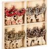 Ganz Reindeer Boxed Ornament Set - 48 Piece #MX184704