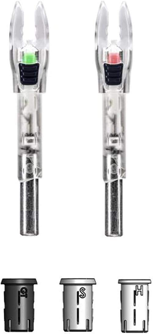 Nockturnal Universal Red-Green Strobe Lighted Shift Nock - 2 Pack #NT-812 Nockturnal Universal Red/Green Strobe Lighted Shift Nock - 2 Pack #NT-812