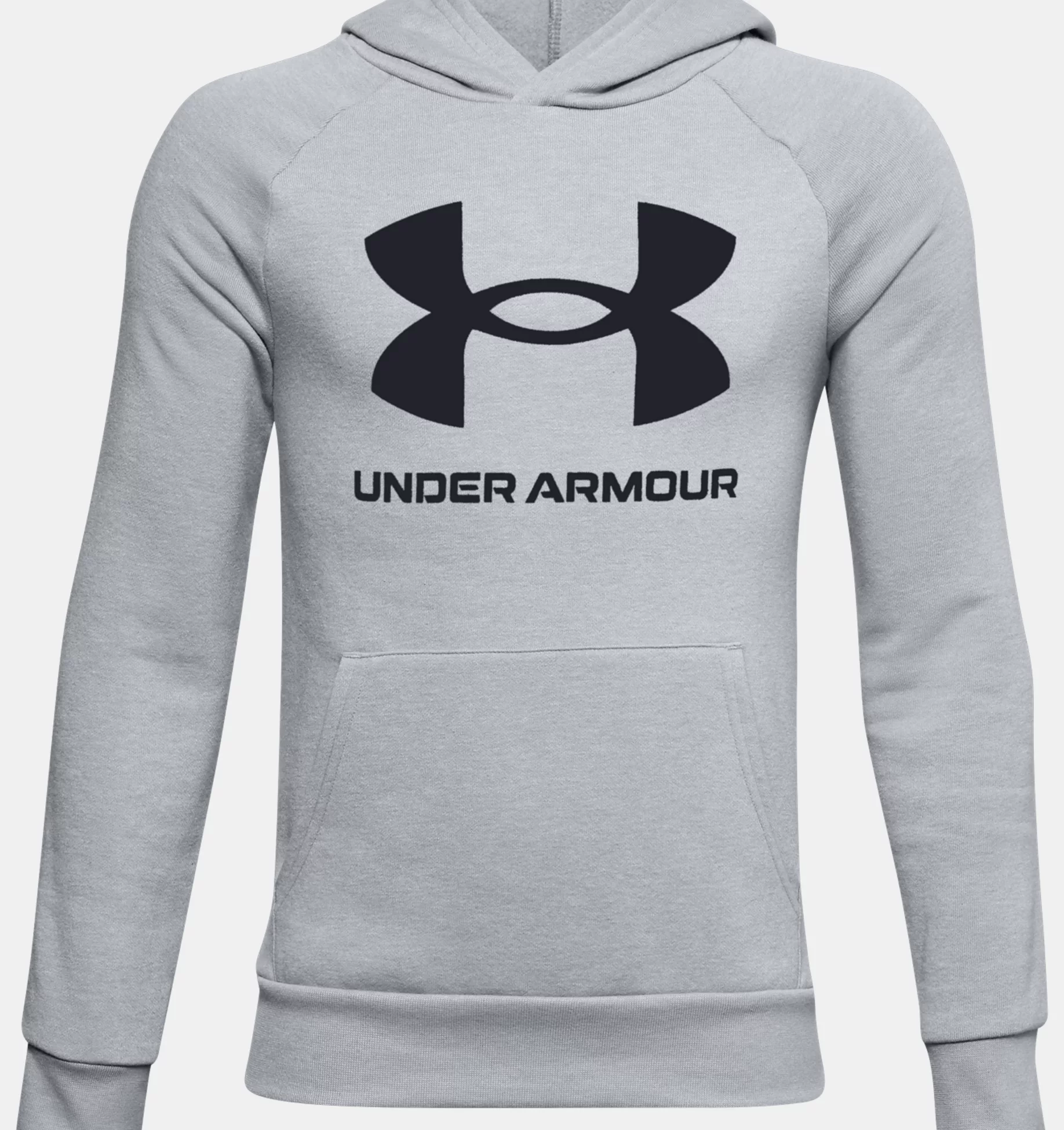 UA Boys' Rival Fleece Big Logo Hoodie UA Boys' Rival Fleece Big Logo Hoodie