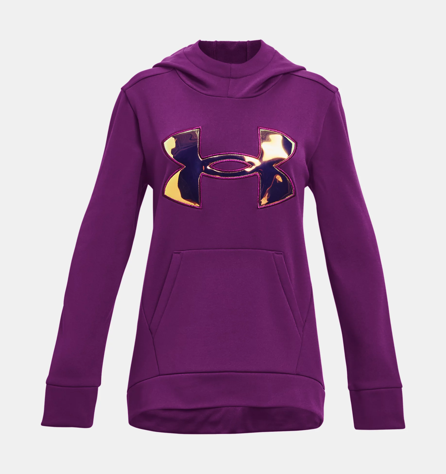 UA Girls' Armour Fleece Iridescent Big Logo Hoodie UA Girls' Armour Fleece Iridescent Big Logo Hoodie