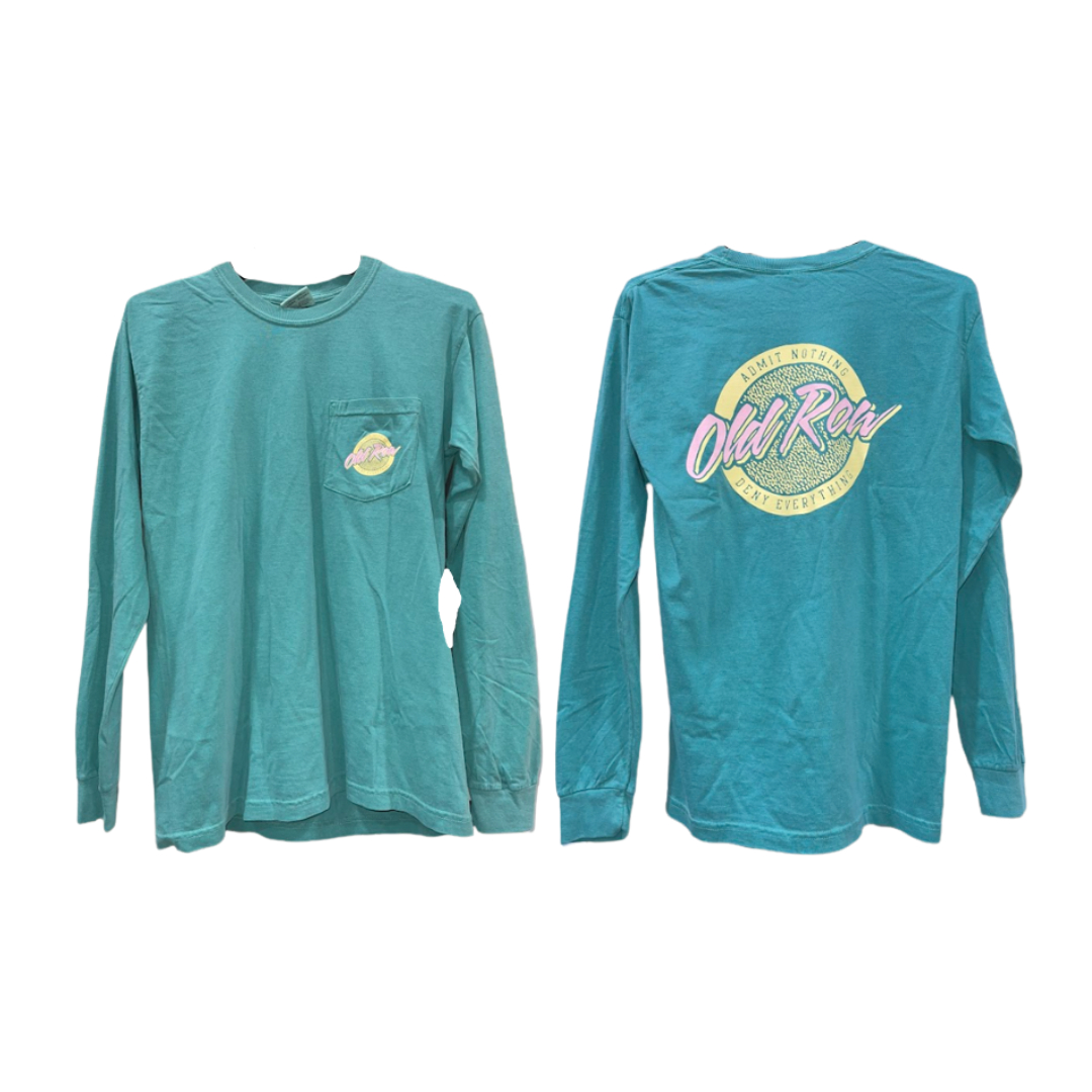 Old Row Circle Logo Pocket Tee Long Sleeve #WROW-2027 Old Row Circle Logo Pocket Tee Long Sleeve #WROW-2027