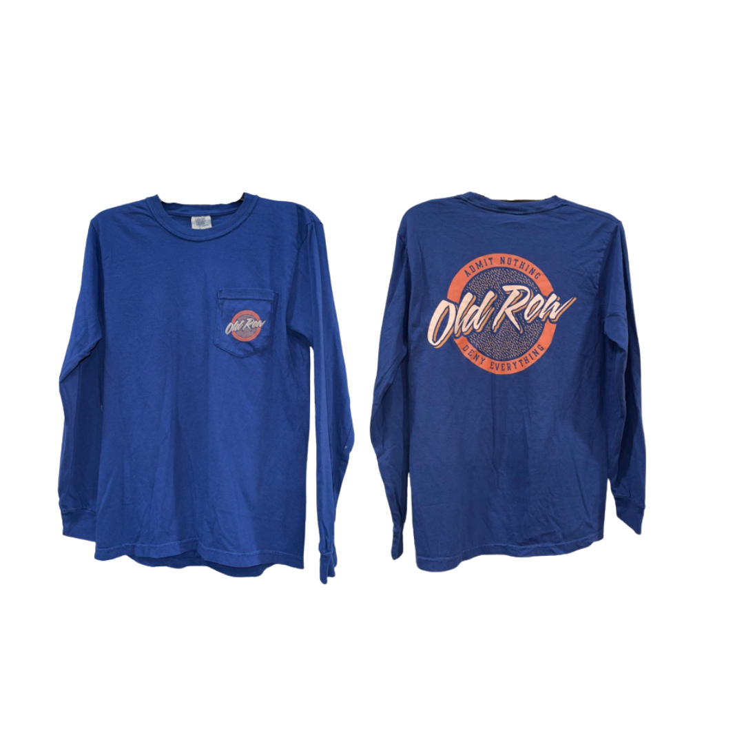 Old Row Circle Logo Pocket Tee Long Sleeve #WROW-2584 Old Row Circle Logo Pocket Tee Long Sleeve #WROW-2584