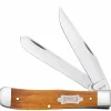 Case Knife Natural Canvas Micarta Trapper #23690