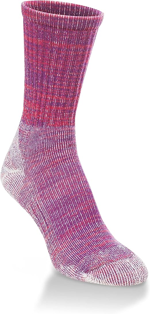 Hiwassee Light Outdoor Merino Wool Tech Crew Socks Pink-Purple - Medium #H1011 Hiwassee Light Outdoor Merino Wool Tech Crew Socks Pink/Purple - Medium #H1011