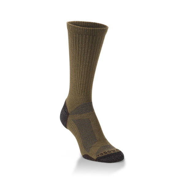 Hiwassee Light Weight Tech Crew Socks - Extra Large - Olive-Coyote #H4010 Hiwassee Light Weight Tech Crew Socks - Extra Large - Olive/Coyote #H4010