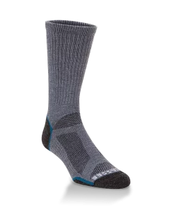 Hiwassee Light Weight Tech Crew Socks - Large - Charcoal Blue #H4014