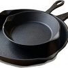 Bayou Classic 2-PC Skillet Set-8 Inch 12 Inch #7452